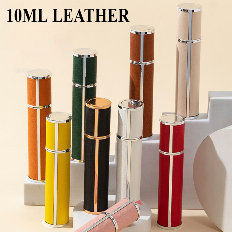Perfume Fragrance Dispenser - 10ml Leather Perfume Bottle Refillable Perfume