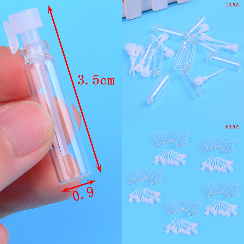 Perfume Fragrance Lab - 50PCS 1ml Mini Glass Perfume Sample
