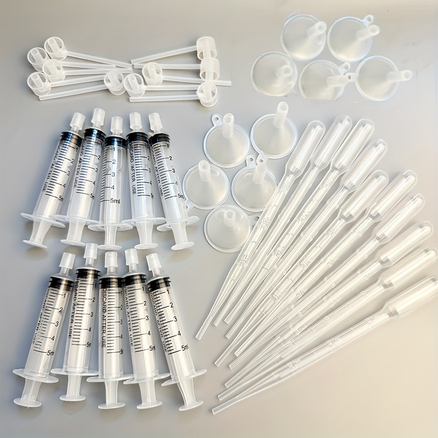 Perfume Fragrance Dispenser - 40-piece perfume refill set: funnel, dropper,
