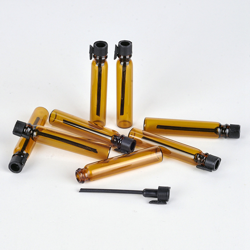 100pcs 1/2ml Empty Mini Amber  - огляд і ціна Perfume Fragrance Lab