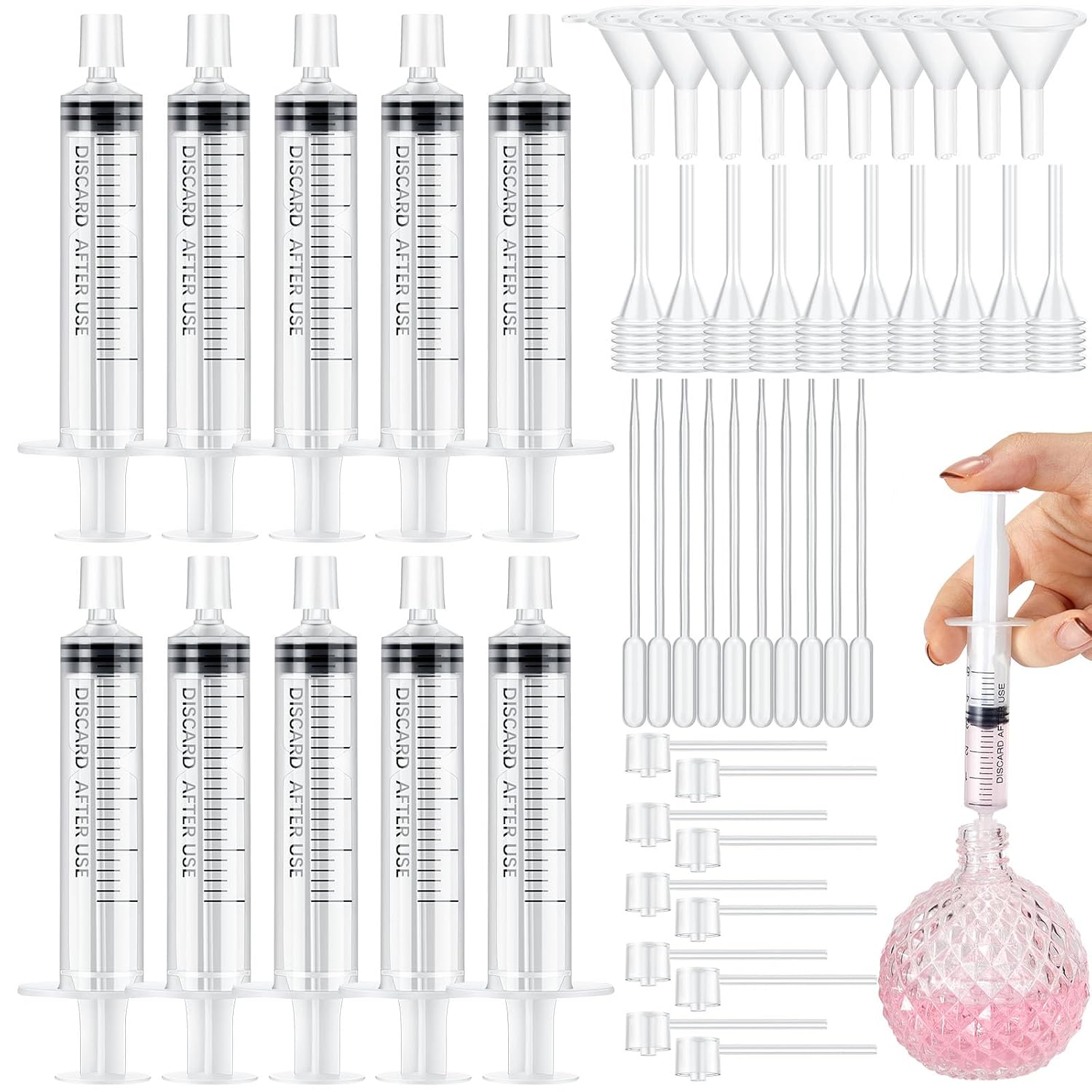 25/50PCS  perfume refill pump  - огляд і ціна Perfume Fragrance Dispenser