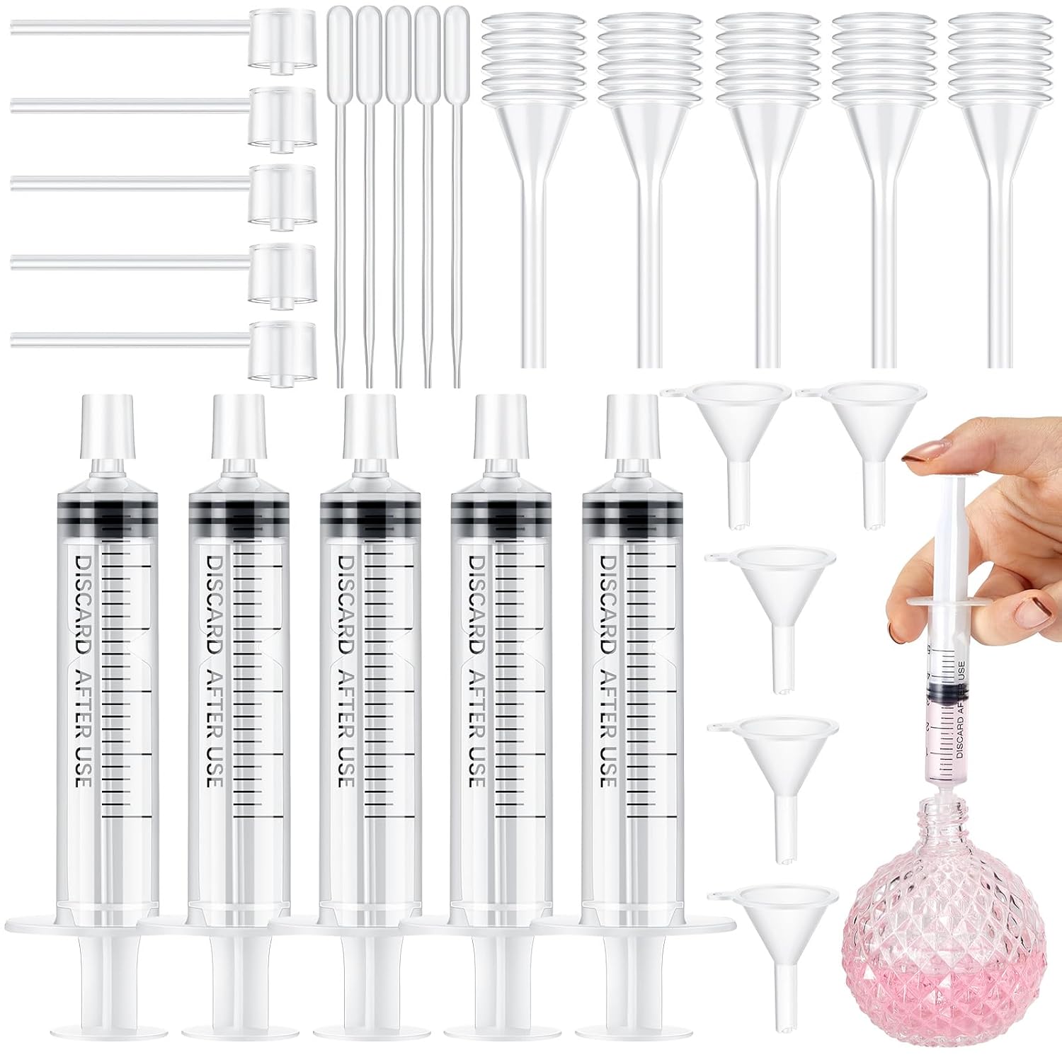 25/50PCS  perfume refill pump  - огляд і ціна Perfume Fragrance Dispenser