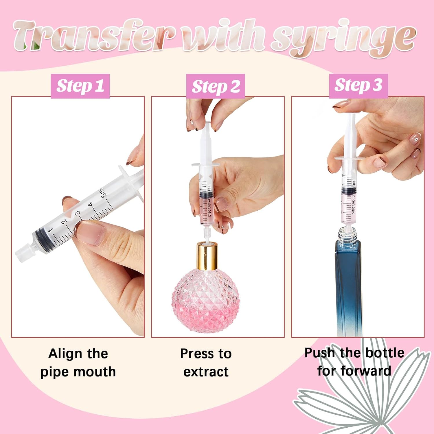 25/50PCS  perfume refill pump  - огляд і ціна Perfume Fragrance Dispenser