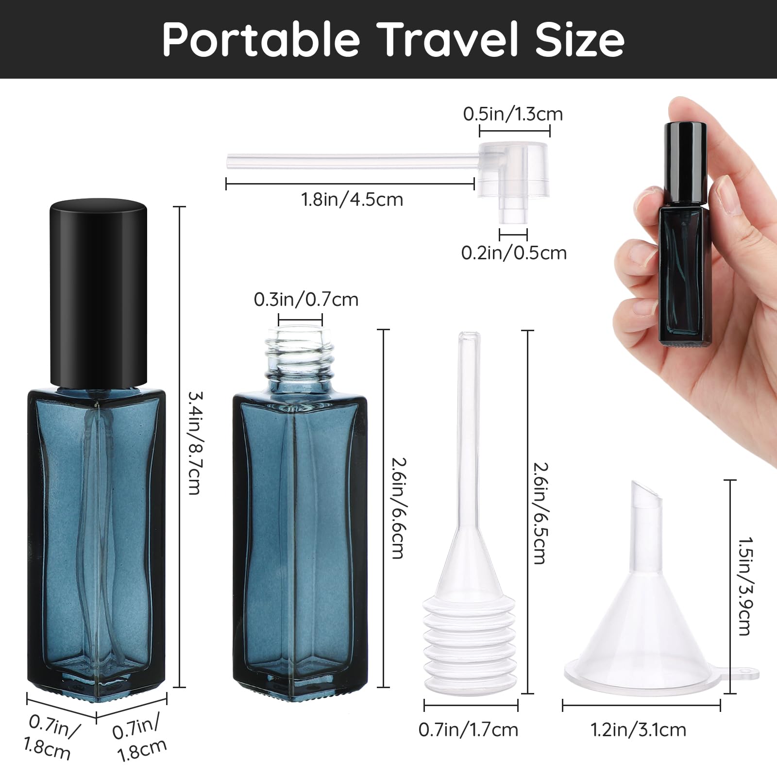 10pcs Perfume Bottle Spray Emp - огляд і ціна Perfume Fragrance Dispenser