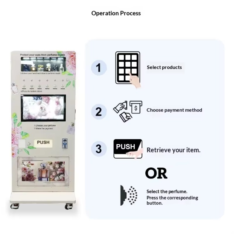 Perfume Tester Vending Machine - огляд і ціна Perfume Fragrance Sale