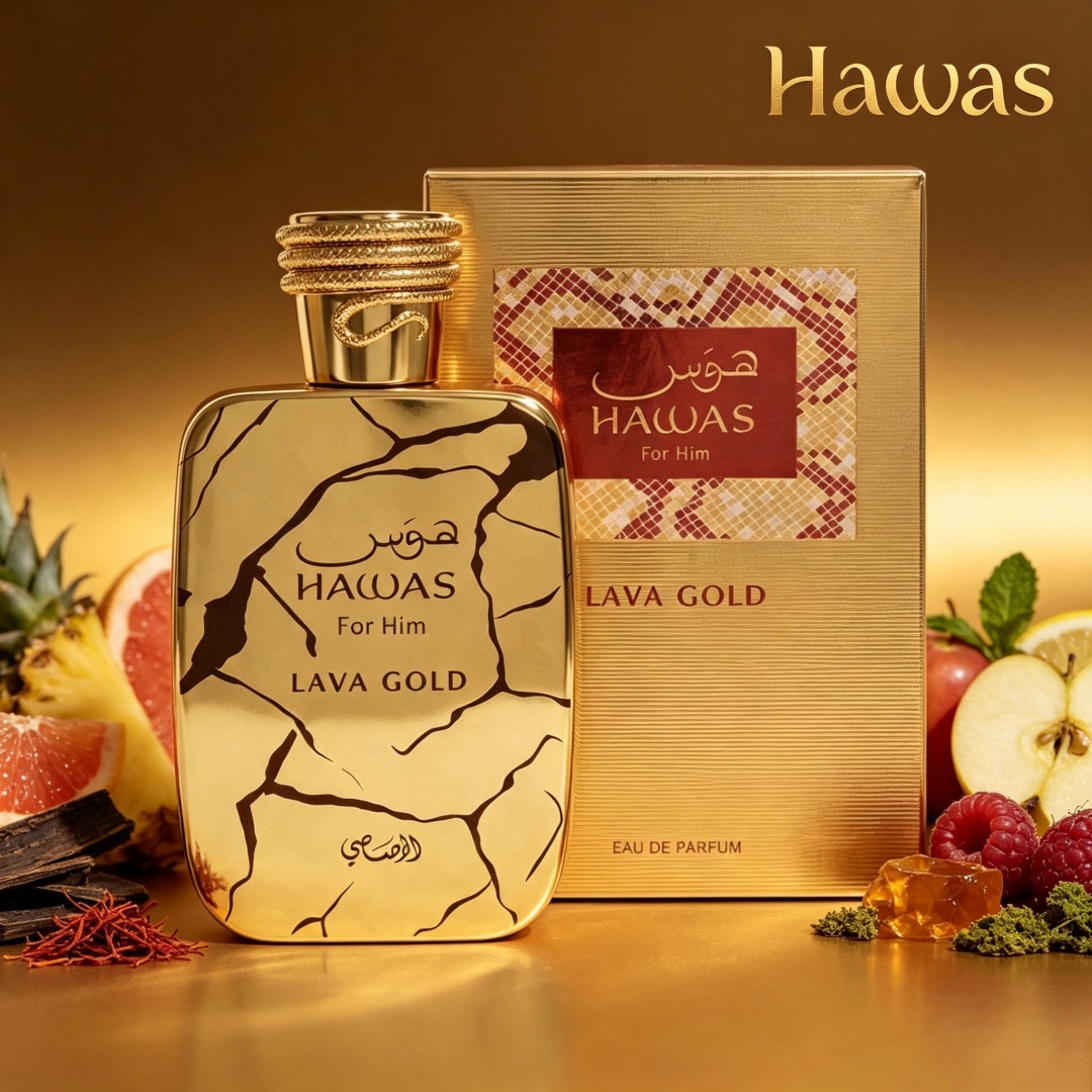 Hawas Lava Gold by Rasasi 100m - огляд і ціна Perfume Adrien Fragrance