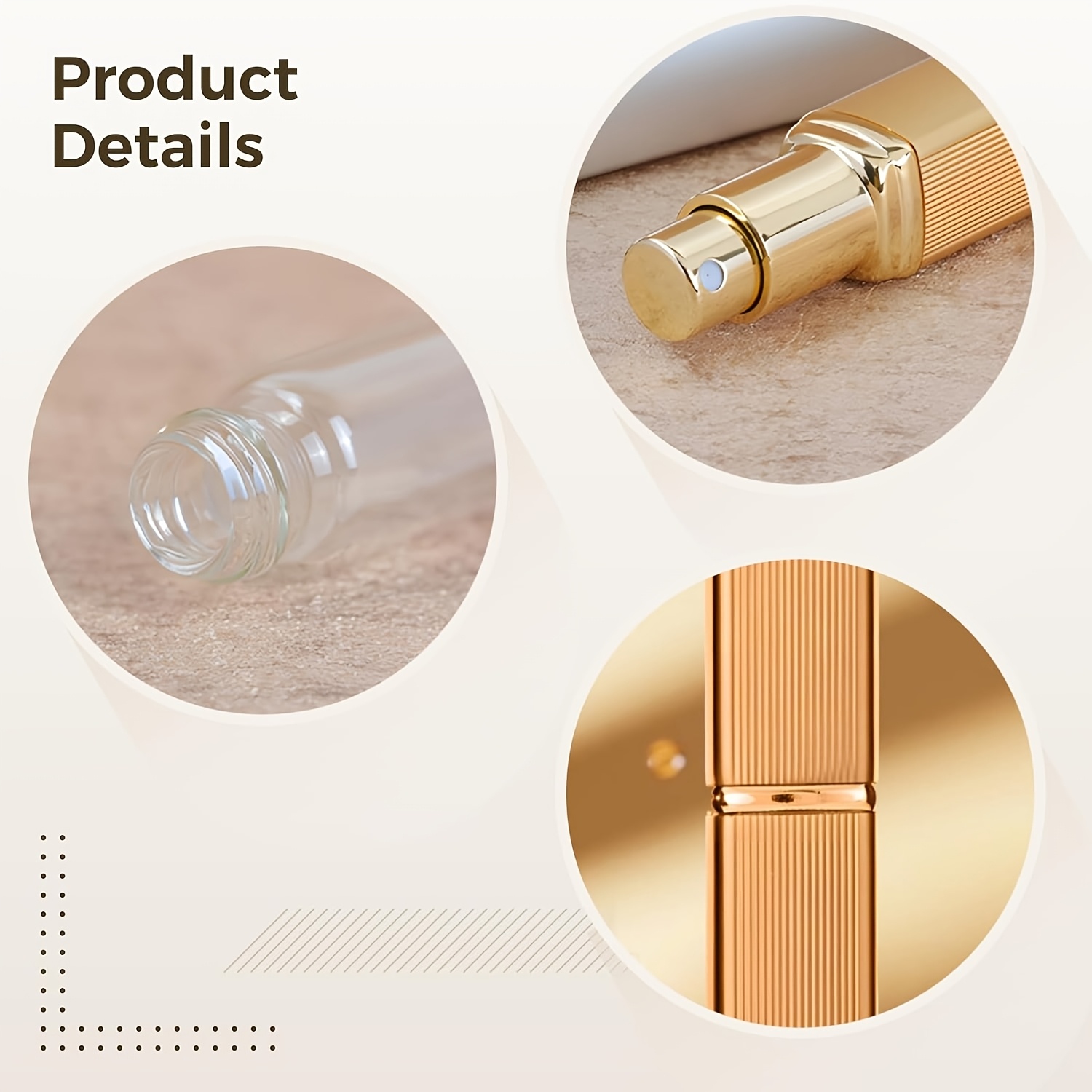 2-Piece Set, 12ml Refillable P - огляд і ціна Perfume Fragrance Dispenser