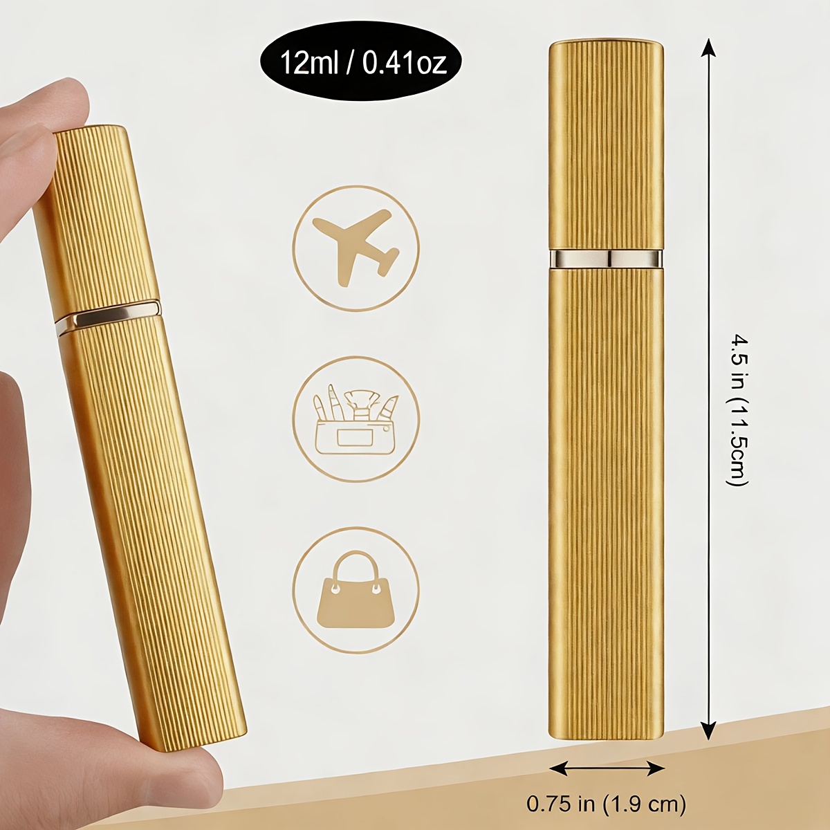 2-Piece Set, 12ml Refillable P - огляд і ціна Perfume Fragrance Dispenser