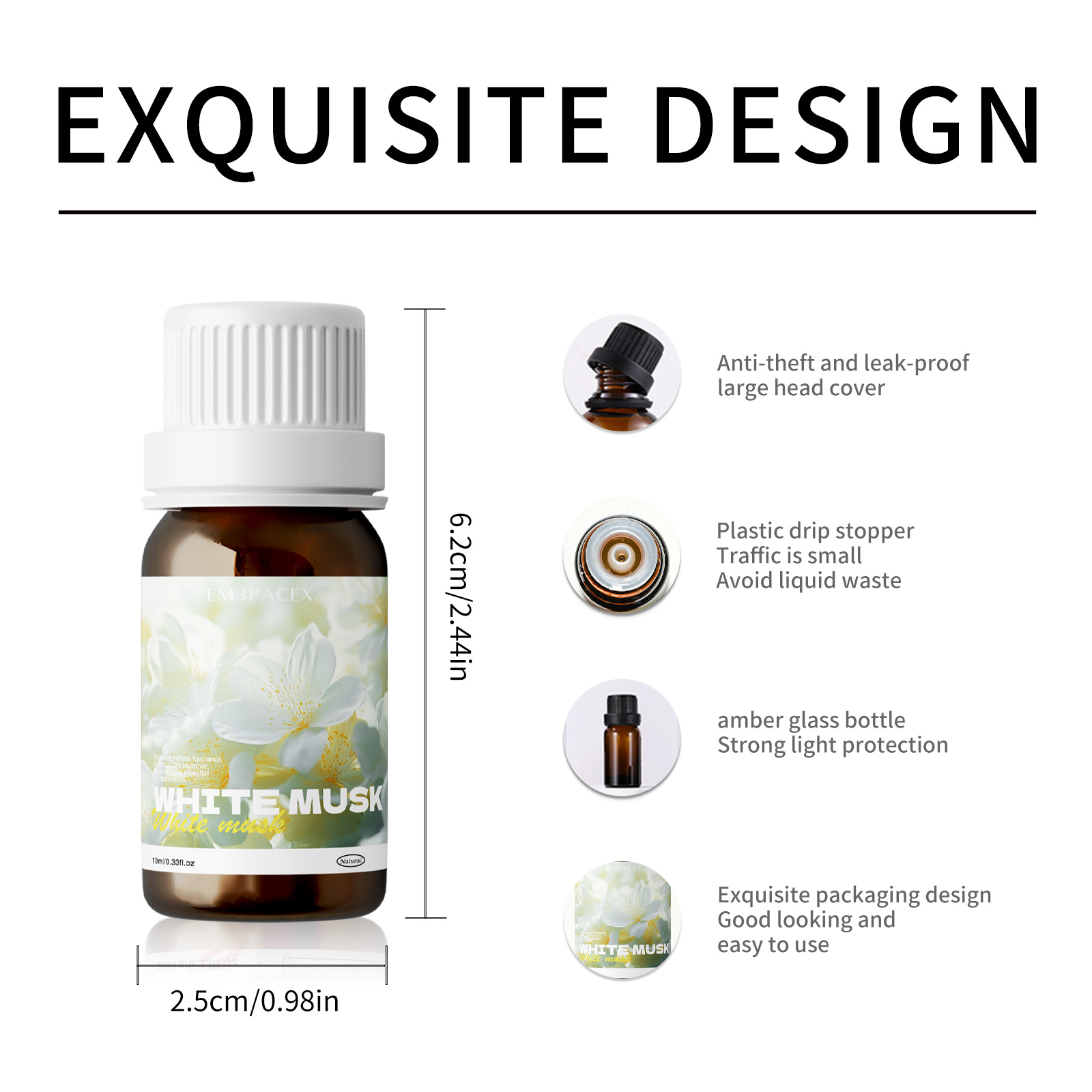 10ml White Musk Oil Rosemary O - огляд і ціна Musk White Oil